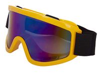 Style Eva Cycling Motorbike ATV/Dirt Bike Goggles with Adjustable Strap Sunglasses (Yellow)