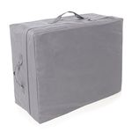 Milliard Polyester Carry Case 4 inch Full Tri-Fold Mattress (Does Not Fit 6 inch), Grey