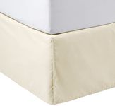 Amazon Basics Lightweight Pleated Bed Skirt - Queen, Beige