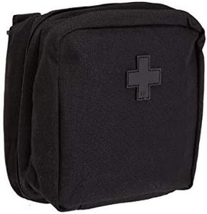 5.11 Tactical 6" x 6" Multi-Compartment Mesh Pockets Medical Pouch, YKK Zipper, Style 58715, Unisex-Adult, 58715-019, Black, One Size