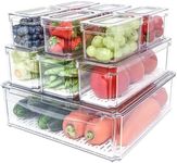 UKKQES 10 Pack Fridge Organizer, St