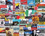 White Mountain Puzzle I Love Chicago 1000 Piece Jigsaw Puzzle 610 x 760mm