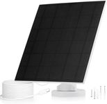 5W/6V Solar Panel for Security Camera, USB C Solar Panel Compatible with Rechargeable Battery Powered Camera, Solar Panel with 9.8ft Charge Cable, IP66 Waterproof, Adjustable Security Wall Mount