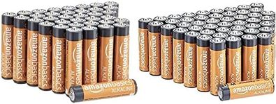 AmazonBasics Alkaline Battery Combo Pack | AA 48-Pack, AAA 36-Pack (May Ship Separately)