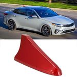 Car Shark Fin Antenna Cover, Shark Fin Roof Antenna Cover 96219 D5000EBQK Roof Antenna Aerial Shell Replacement for Hyundai Elantra Sedan(Red)