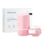 Waterdrop Water Filter Tap for Skin Care, Water Filter for Tap, Water Tap Filter with Ultra Filtration System, NSF Certified Reduces Chlorine - 𝐎𝐧𝐥𝐲 𝐅𝐢𝐭 𝐒𝐭𝐚𝐧𝐝𝐚𝐫𝐝 𝐅𝐚𝐮𝐜𝐞𝐭𝐬