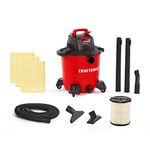 Craftsman CMXEVBE18590, 9 Gallon Shop Vacuum, Red, 9 Gal 4.25 Peak HP w/Dust Bags