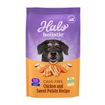 Halo Holistic Dog Food, Complete Digestive Health Grain Free Cage-Free Chicken and Sweet Potato Recipe, Dry Dog Food Bag, Senior Formula, 3.5-lb Bag