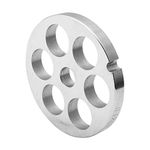 #12 Stainless Steel Meat Grinder Plate Discs Blades for Kitchenaid Mixer FGA Food Chopper and Hobart, LEM, Cabelas, Weston, MTN Meat Grinders