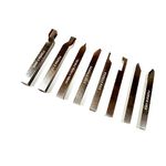 HSS LATHE FORM TOOL 8 PIECE SET-HARD & GROUND-TURNING, THREADING, PARTING MACHINE TOOLS M2 GRADE (SQ. SHANK 12 X 12 X 100 MM)