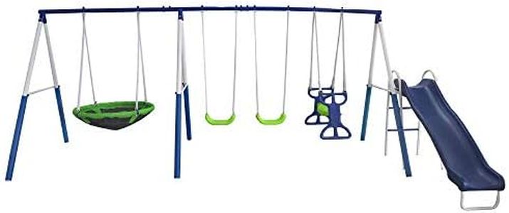 XDP RECREATION All Star Outdoor Kids Swing Set, Multicolor