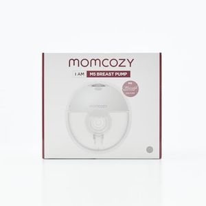 Momcozy M5 Hands Free Breast Pump, Wearable Pump of Baby Mouth Double-Sealed Flange with 3 Modes & 9 Levels, Electric & Portable Pump, 1 Pack, Gray