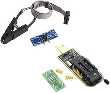 Geekstory CH341A 24 25 Series EEPROM Flash BIOS USB Programmer Module +SOIC8 SOP8 Test Clip for EEPROM 93CXX/25CXX /24CXX