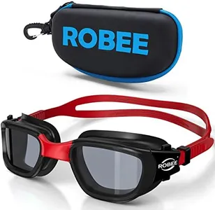 Robee Swimming Goggles, Adult Polarized Swim Goggles for Men Women Youth, Water Pool Glasses