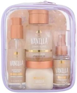 Tree Hut Vanilla Everything Shower Gift Set for Women, Exfoliating Body Scrub, Body Wash, Shave Oil & Body Spray, Self Care Gift Set, Hydrating & Moisturizing with Shea Butter, Travel Size