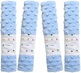 Car Seat Belt Covers for Baby, Toddlers Stroller Seat Strap Covers, Car Seat Straps Shoulder Pads for Girls Boys, Seat Belt Protectors for Car Seats, for Kids Newborn Infants (Long-4 Pack)