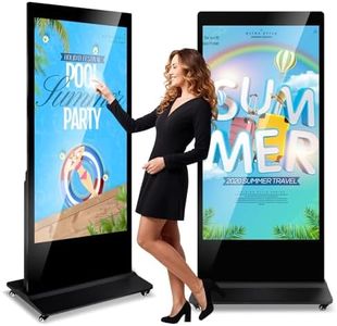 ZLPOWER 65 Inch Digital Signage Display 4K UHD Touchscreen Android 11 Smart Commercial Displays with Multi-Split Screen with 178° Wide View,24/7 Stable Operation for Stores/Mall/Airport/Restaurant​