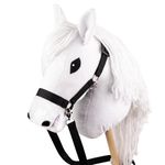 SKIPPI Hobby Horse White Large A3 Hobby Horse with Halter and Reins in Set, White Horse, Lipizzaner, Hobby Horse, Horse