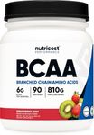 Nutricost BCAA Powder (Strawberry Kiwi, 90 Servings) - Optimal 2:1:1 Ratio