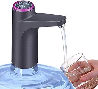 JYDirect Water Pump Dispenser,Electric Water Bottle Pump Water Dispenser Jug Drinking Water Pump for Home Kitchen Office Camping Outdoors Fit for 3-5 Gallon Water Bottle