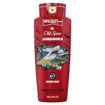 Old Spice Body Wash for Men, Sharkhammer, Long Lasting Lather, 24 OZ (709 mL)