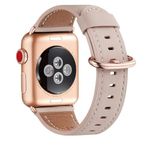 WFEAGL Leather Bands Compatible with Apple Watch Band 40mm 38mm 41mm 44mm 45mm 42mm 49mm 46mm Women, Top Grain Leather Replacement Strap for Apple Watch Ultra/SE iWatch Series 10/9/8/7/6/5/4/3/2/1