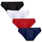 Winday Men's Underwear Micromodal Bikinis Seamless Breathable Briefs - Multi - Medium