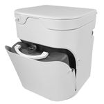 ToMTuR OGO (Version 4) Separation Toilet with Electric Stirrer, Premium Composting Toilet, Dry Separation Toilet with 2 Week Range