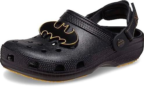 Crocs Unisex Adult Batman SR Clog, Black, US M6W8