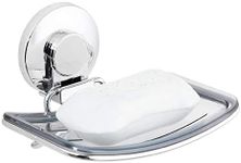 LEVERLOC Chrome Suction Cup Soap Di