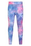 Mountain Warehouse Flick Flack Soft Touch Kids Leggings - Full Length Tights, Mid Rise Childrens Pants, Sweat Wicking Bottoms - for Gym, Yoga, Dance, Running Light Pink 11-12 Years