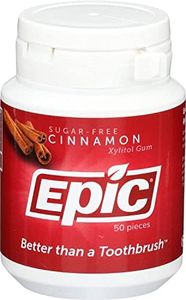 Epic Dental Cinnamon Xylitol Gum 50-Pieces