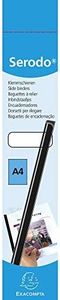 EXACOMPTA Boîte de 15 baguettes à relier Serodo 18 mm noir