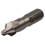 wolfcraft Countersink, Ø 8 mm, Hexagon Shank I 2546000 I 2-in-1 function for preparing screw connections in wood and plastic