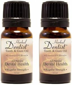 2 Pack Extra Strength Herbal Dentist Cure For Bad Breath, Gum Disease, Halitosis, Get Stronger Whiter Teeth, Oil Pulling
