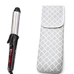 ALLENLIFE Neoprene Water-resistant Curling Iron Holder Flat Iron Curling Wand Travel Cover Case Bag Pouch (GREY)