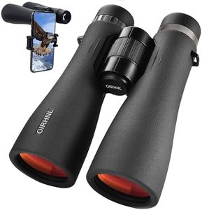 12x50 HD Binoculars for Adults High Powered with Upgraded Phone Adapter, Large View Binoculars with Clear Low Light Vision,IPX7 Waterproof Lightweight Binoculars for Bird Watching,Hunting,Travel