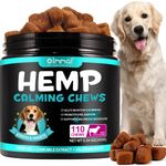 IFUDOIT Calming Dog Treats 110 Count, Beef Flavored Hemp Calming Chews for Dogs, Helps with Dog Anxiety, Separation, Barking, Stress Relief, Sleep Calming Aid, for All Breeds & Sizes