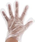 Ruiyang 1000 x Disposable Protective Gloves Large Clear, For Hair Dye Cleaning Food and Multi purpose