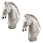 Design Toscano NG932787 Horse of Turino Sculpture: Set of Two,Set of 2