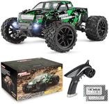 HAIBOXING 1:18 Scale 4WD RC Car 18859, 36 km/h High Speed All Terrain Off-Road Truck, 2.4GHz Remote Control Monster Truck, Waterproof Electric Vehicle with 2 Rechargeable Batteries, RTR
