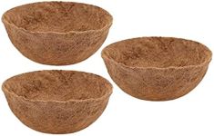 Folpus Liner for Planters, 3PCS Round Replacement Plant Basket Liners Fiber Liner for Hanging Basket, 35cm