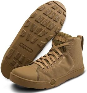 Altama Unisex Maritime Mid Dive Fin-Compatible Tactical Boots with Water Drainage Ports & Water-Resistant PU Contoured Insole, Coyote, 8, Regular