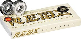 Bones Bearings Bones Ceramic Reds Bearings, 8 Pack Set