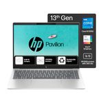 HP Pavilion Plus, 13th Gen Intel Core i5-1335U, 16GB DDR5, 512GB SSD, (Win11, Office21, Silver, 1.44 kg),IPS, Anti-glare, 14-inch (35.6cm) WUXGA Laptop, Intel Iris Xe graphics, 5MP IR camera, ew0116TU