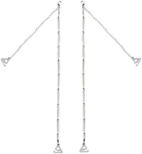 Moly Story Silver Bead Chain Bra Straps Replacement