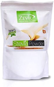 Zevic Stevia Sugar Free | Zero Calories Stevia Powder | Vegan & Keto | 100% Natural Sweetener Powder | Natural Sugar Substitute | Diabetic Friendly Sugarfree Sweetener - 1kg