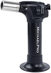MichaelPro MP011003 Butane Torch, Adjustable Flames with Safety Lock, Professional Torch/Culinary Torch, Multi-Purpose Blow Torch Lighter for Soldering, Baking, Welding, DIY