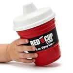 RED CUP LIVING Toddler Sippy Cups for Baby Girls and Boys - Trainer No Spill Sippy Cup for Milk, Juice, Water - Eco-Conscious BPA Free Kids Party Cup - Learner Baby Cup with Leak-Proof Lid - 1 Pack