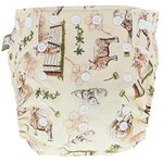 Little Lamb Lovingewe OneSize Pocket Nappy, Washable and Reusable Cloth Nappies for Newborn Baby to Toddler, Girl or Boy, Comfortable for Babies, Comes with Double Thickness Bamboo Boosters